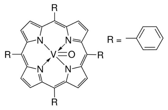 图片 四苯基卟吩氧化钒，5,10,15,20-Tetraphenyl-21H,23H-porphine vanadium(IV) oxide