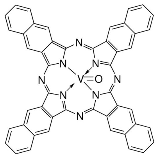 图片 钒氧2,3-萘酞菁，Vanadyl 2,3-naphthalocyanine