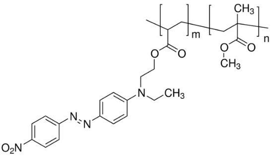 图片 聚[(甲基丙烯酸甲酯)-co-(分散红 1 丙烯酸酯)]，Poly[(methyl methacrylate)-co-(Disperse Red 1 acrylate)]