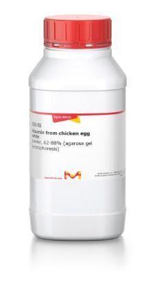 图片 鸡卵清蛋白 [鸡卵清白蛋白]，Albumin from chicken egg white；powder, 62-88% (agarose gel electrophoresis)