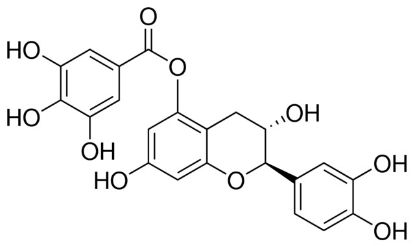 图片 (+)-儿茶素5-没食子酸酯，(+)-Catechin 5-gallate；phyproof® Reference Substance, ≥90.0% (HPLC)