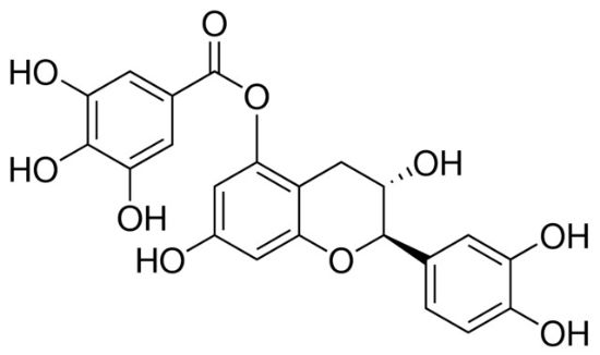 图片 (+)-儿茶素5-没食子酸酯，(+)-Catechin 5-gallate；phyproof® Reference Substance, ≥90.0% (HPLC)