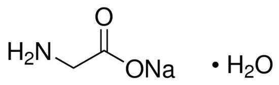 图片 甘氨酸钠盐水合物，Glycine sodium salt hydrate；98%