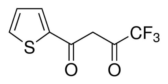 图片 2-噻吩甲酰三氟丙酮，2-Thenoyltrifluoroacetone [TTB, TTFA]；99%
