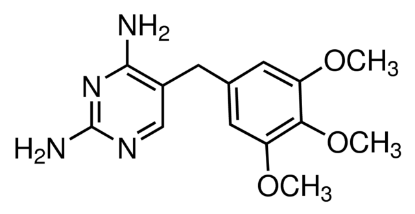 图片 甲氧苄啶，Trimethoprim；Pharmaceutical Secondary Standard; Certified Reference Material