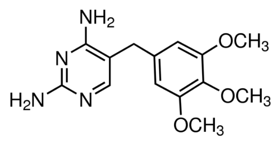 图片 甲氧苄啶，Trimethoprim；Pharmaceutical Secondary Standard; Certified Reference Material