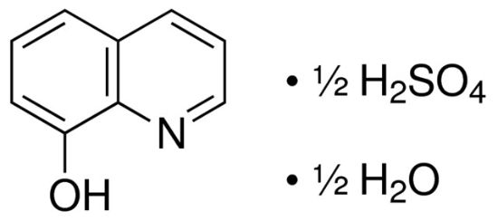 图片 8-羟基喹啉半硫酸盐半水合物，8-Hydroxyquinoline hemisulfate salt hemihydrate；98%