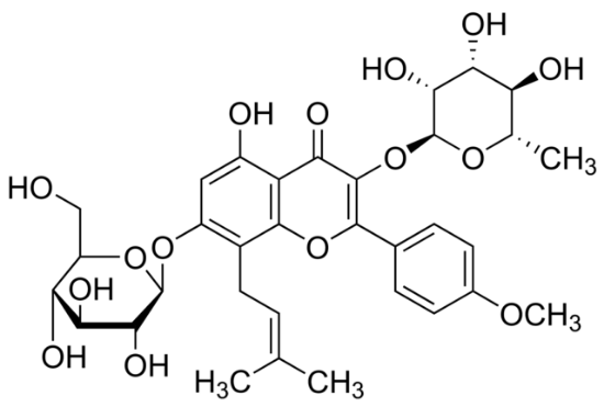 图片 淫羊藿甙 [淫羊藿苷]，Icariin；phyproof® Reference Substance, ≥90.0% (HPLC)