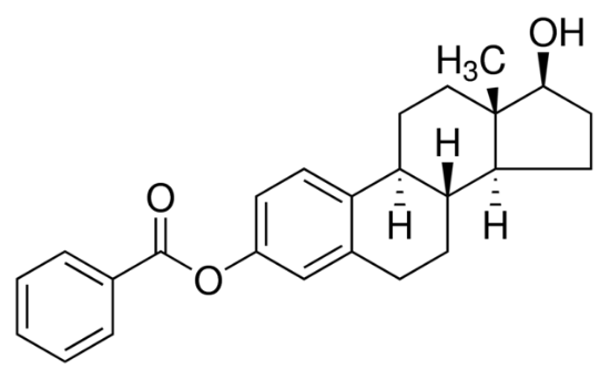 图片 β-雌二醇-3-苯甲酸酯 [苯甲酸雌二醇]，β-Estradiol 3-benzoate；certified reference material, pharmaceutical secondary standard