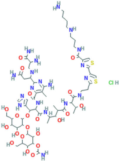 图片 盐酸平阳霉素，Pingyangmycin hydrochloride；suitable for cell culture, ≥90% (HPLC)