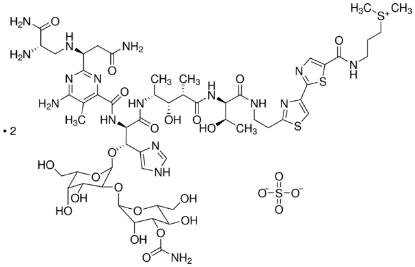图片 硫酸博来霉素 [硫酸博莱霉素]，Bleomycin sulfate from Streptomyces verticillus [BLM]；1.5-2.0 units/mg solid, BioReagent, suitable for cell culture