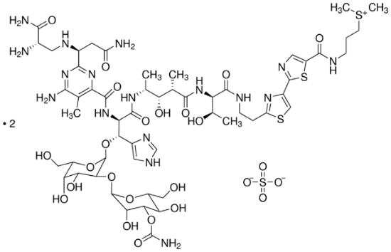 图片 硫酸博来霉素 [硫酸博莱霉素]，Bleomycin sulfate from Streptomyces verticillus [BLM]；1.5-2.0 units/mg solid, BioReagent, suitable for cell culture