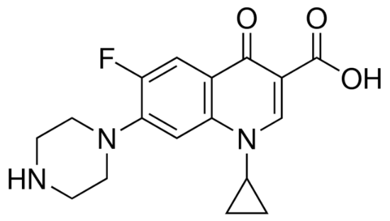 图片 环丙沙星，Ciprofloxacin；Pharmaceutical Secondary Standard; Certified Reference Material