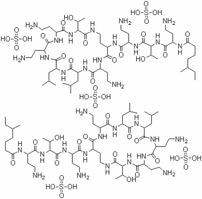 图片 硫酸粘杆菌素 [多粘菌素E硫酸盐]，Colistin sulfate salt；Pharmaceutical Secondary Standard; Certified Reference Material