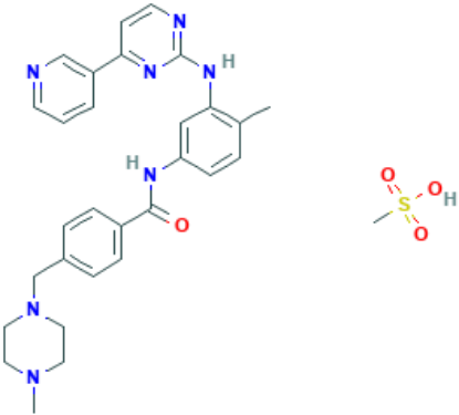 图片 伊马替尼甲磺酸酯，Imatinib mesylate；≥98% (HPLC)