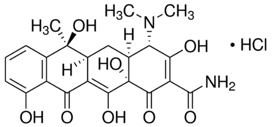 图片 四环素盐酸盐 [盐酸四环素]，Tetracycline hydrochloride；Pharmaceutical Secondary Standard; Certified Reference Material