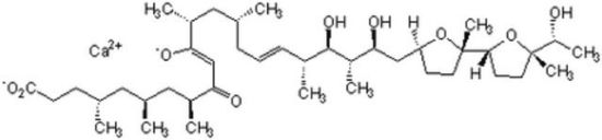 图片 离子霉素钙盐 [罗红霉素钙盐]，Ionomycin calcium salt from Streptomyces conglobatus；Calbiochem®, ≥97% (HPLC)