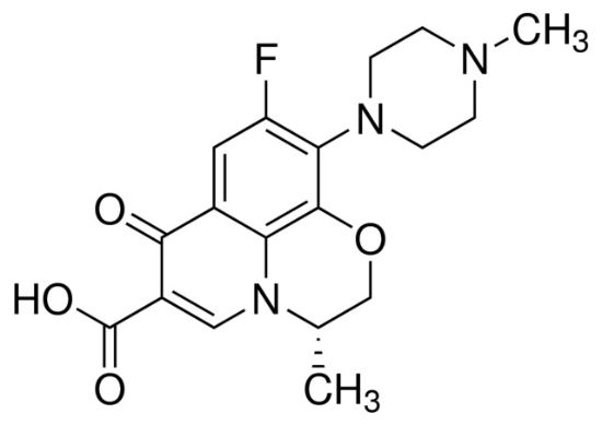 图片 左氧氟沙星，Levofloxacin；98.0-102.0% anhydrous basis (HPLC)