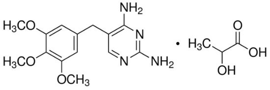 图片 甲氧苄啶乳酸盐 [乳酸甲氧苄啶]，Trimethoprim lactate salt；≥98%