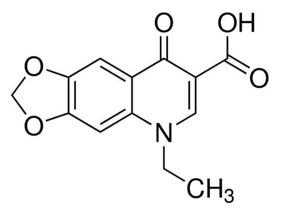图片 恶喹酸，Oxolinic acid；quinolone antibiotic