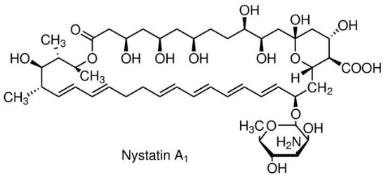 图片 制霉菌素，Nystatin；≥4,400 USP units/mg