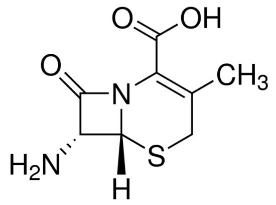 图片 7-氨基去乙酰氧基头孢烷酸，7-Aminodesacetoxycephalosporanic acid [7-ADCA]；powder or crystals
