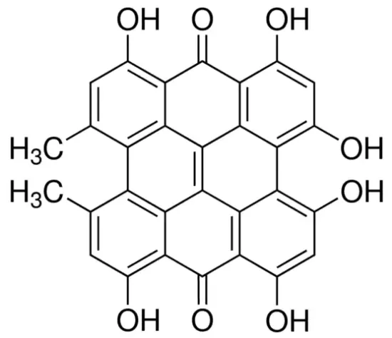 图片 金丝桃素，Hypericin；primary reference standard