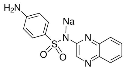 图片 磺胺喹恶啉钠盐，Sulfaquinoxaline sodium salt；≥92.5%