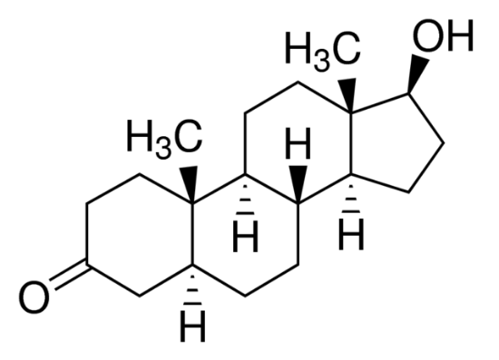 图片 5α-二氢睾酮 [雄诺龙]，5α-Androstan-17β-ol-3-one；VETRANAL®, analytical standard, ≥98.0%