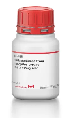 图片 β-半乳糖苷酶来源于米曲霉，β-Galactosidase from Aspergillus oryzae [Lactase]；≥8.0 units/mg solid