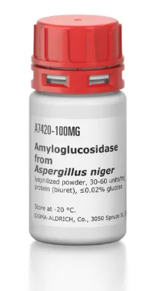 图片 淀粉葡萄糖苷酶来源于黑曲霉 [糖化酶]，Amyloglucosidase from Aspergillus niger；lyophilized powder, 30-60 units/mg protein (biuret), ≤0.02% glucose