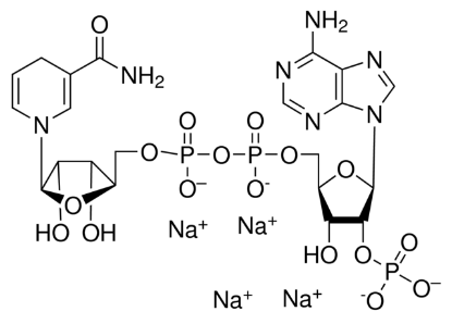 图片 还原型辅酶II四钠盐 [β-NADPH Na4]，β-Nicotinamide adenine dinucleotide 2′-phosphate reduced tetrasodium salt hydrate；Vetec™, reagent grade, 97%