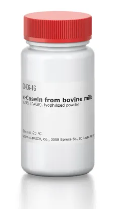 图片 κ-酪蛋白来源于牛奶，κ-Casein from bovine milk；≥70%(PAGE), lyophilized powder