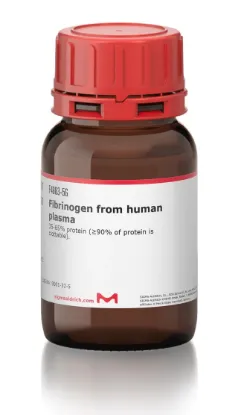 图片 人纤维蛋白原，Fibrinogen from human plasma [Factor I]；35-65% protein (≥90% of protein is clottable).