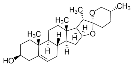 图片 薯蓣皂苷元 [薯蓣皂素]，Diosgenin；phyproof® Reference Substance, ≥98.0% (HPLC)