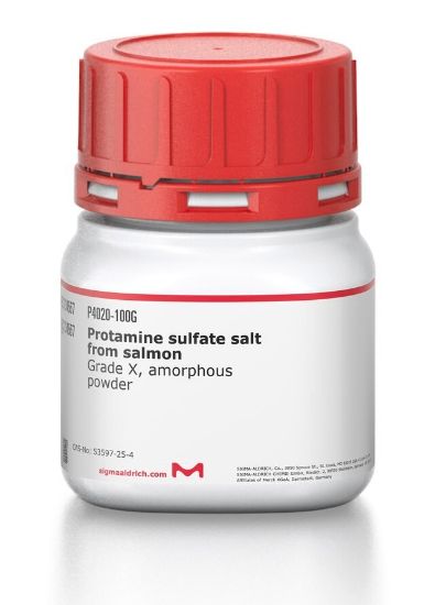 图片 硫酸鱼精蛋白 [鲑鱼精蛋白硫酸盐]，Protamine sulfate salt from salmon；Grade X, amorphous powder
