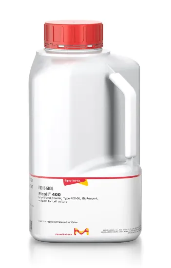 图片 多聚蔗糖400，Ficoll® PM 400；lyophilized powder, Type 400-DL, BioReagent, suitable for cell culture