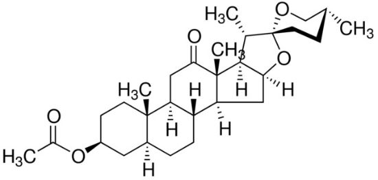 图片 龙舌兰皂苷乙酯，Hecogenin acetate；≥90%