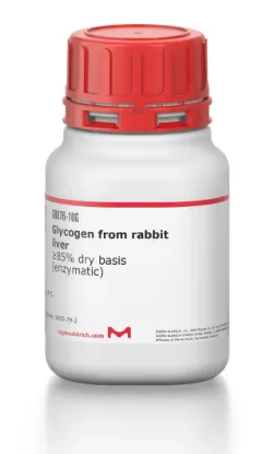 图片 糖原来源于兔肝脏 [糖元]，Glycogen from rabbit liver；≥85% dry basis (enzymatic)