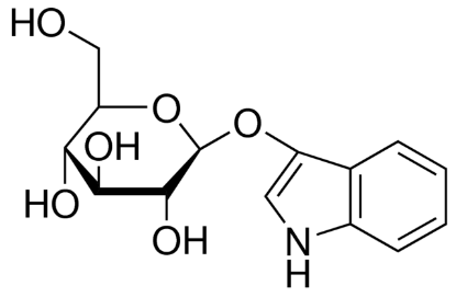 图片 吲哚基 β-D-葡萄糖苷 [植物吲苷]，Indoxyl β-D-glucoside；≥97%