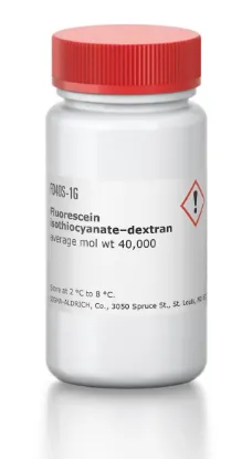 图片 异硫氰酸荧光素-葡聚糖，Fluorescein isothiocyanate–dextran [FITC–Dextran]；average mol wt 40,000