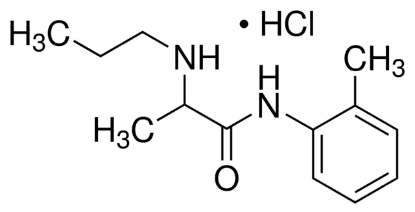 图片 丙胺卡因盐酸盐，Prilocaine hydrochloride；pharmaceutical secondary standard, certified reference material