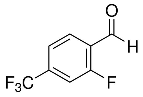 图片 2-氟-4-(三氟甲基)苯甲醛，2-Fluoro-4-(trifluoromethyl)benzaldehyde；98%