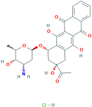 图片 盐酸依达比星，Idarubicin hydrochloride [DMDR, IMI-30, Idamycin]；solid