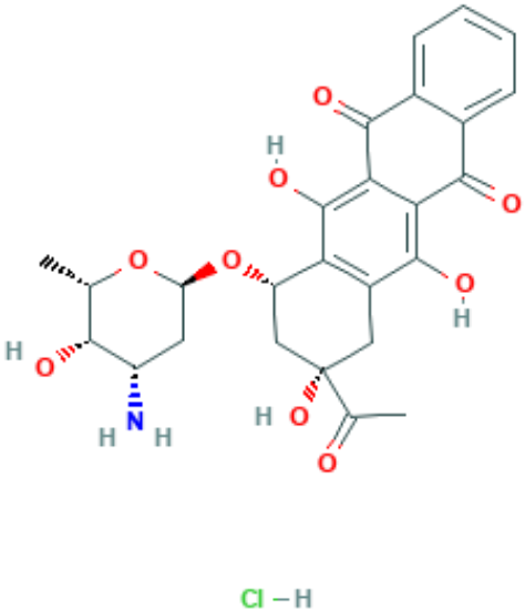 图片 盐酸依达比星，Idarubicin hydrochloride [DMDR, IMI-30, Idamycin]；solid