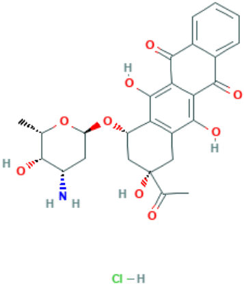 图片 盐酸依达比星，Idarubicin hydrochloride [DMDR, IMI-30, Idamycin]；pharmaceutical secondary standard, certified reference material