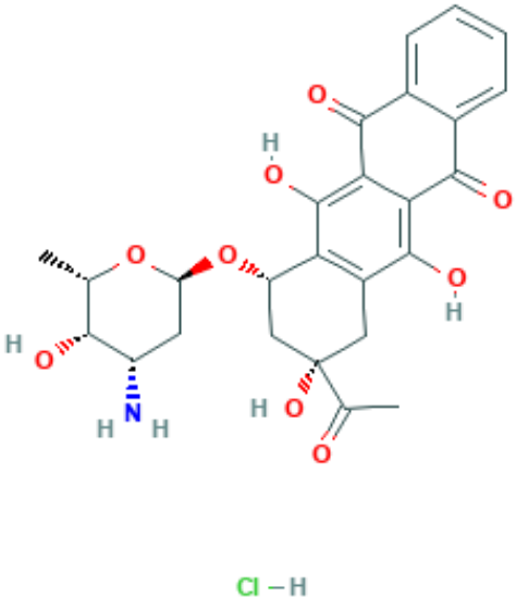 图片 盐酸依达比星，Idarubicin hydrochloride [DMDR, IMI-30, Idamycin]；pharmaceutical secondary standard, certified reference material