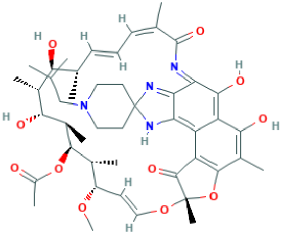 图片 利福布汀，Rifabutin；Pharmaceutical Secondary Standard; Certified Reference Material