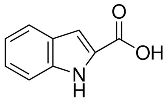 图片 吲哚-2-羧酸，Indole-2-carboxylic acid；98%
