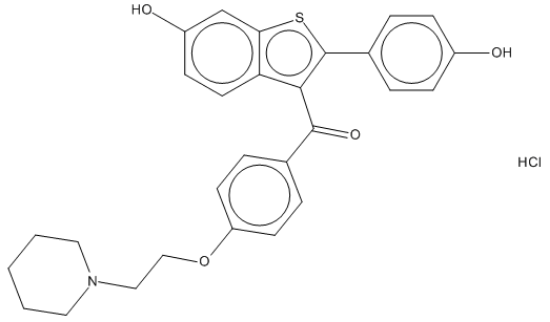 图片 盐酸雷洛昔芬，Raloxifene hydrochloride；Pharmaceutical Secondary Standard; Certified Reference Material